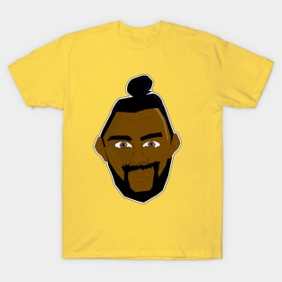 Black Bearded Bun Boy T-Shirt